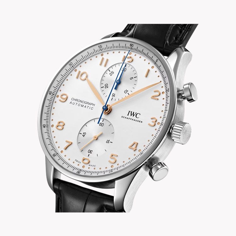 IWC Portugieser Chronograph 41mm, Silver Dial, Arabic Numerals_3