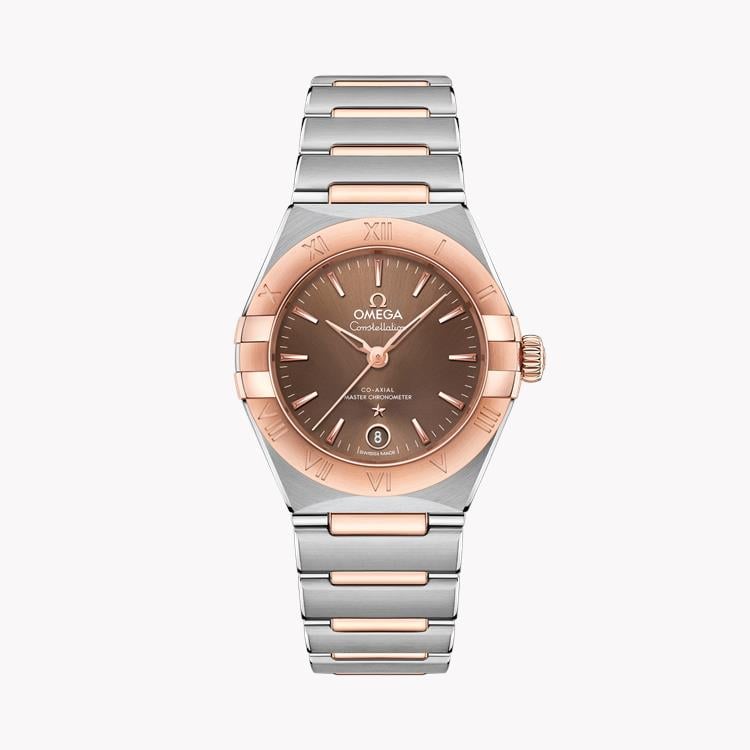 OMEGA Constellation  O13120292013001 29mm, Brown Dial, Baton Numerals_1