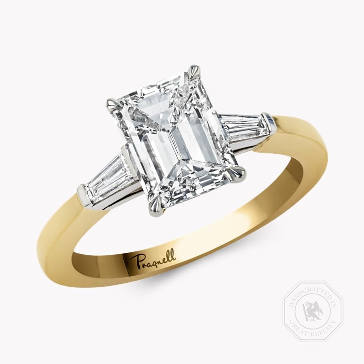 Regency 2.01ct Emerald Cut Diamond Ring Emerald Cut, Claw Set_1