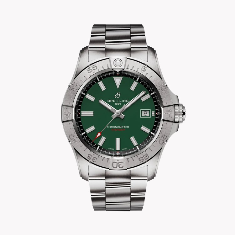 Breitling Avenger Automatic 42 42mm, Green Dial, Baton Numeral_1
