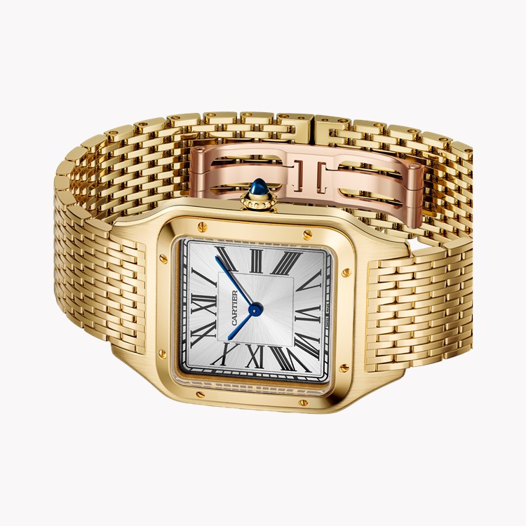 Cartier Santos-Dumont Large, Silver Dial, Roman Numerals_4
