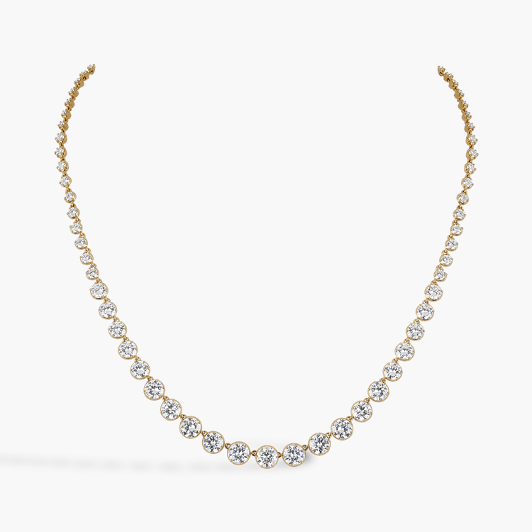 Brilliant Cut 21.06ct Diamond Necklace Brilliant cut, Claw set_1