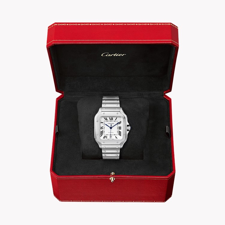 Cartier Santos de Cartier Large, Silver Dial, Roman Numerals_8