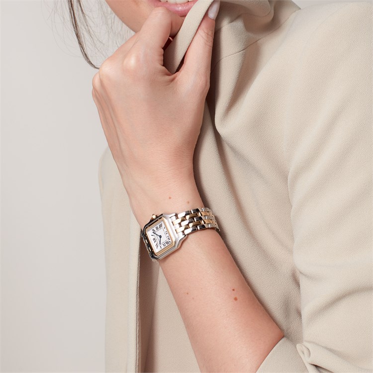 Cartier Panthère de Cartier Medium, Silver Dial, Roman Numerals_10