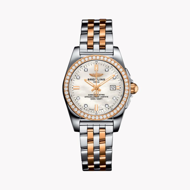 Breitling Galactic 29 Sleek  C72348531A1C1 29mm, Mother of Pearl Dial, Diamond Numerals_1