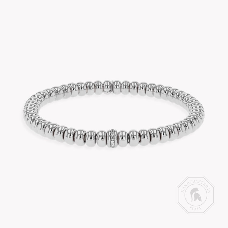 Bohemia 0.14ct Large Expandable Diamond Bracelet   in 18ct White Gold