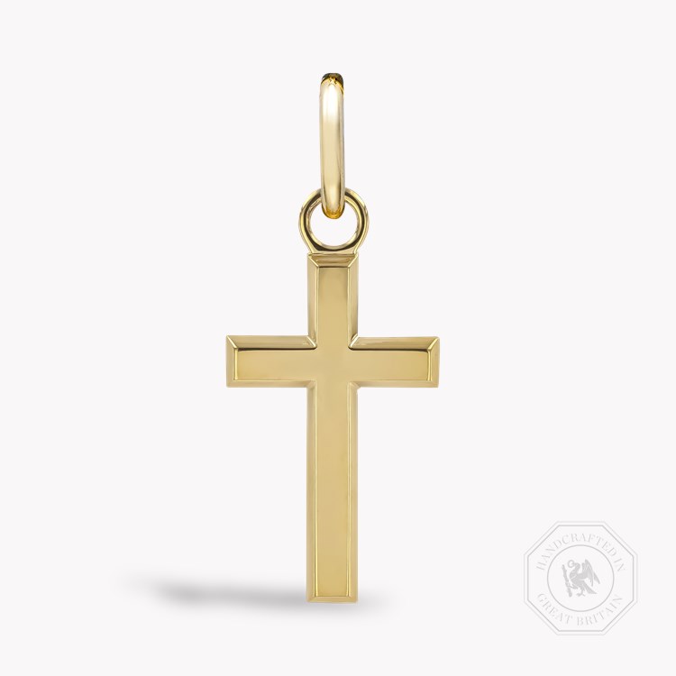 Gold Cross Pendant Charm _1