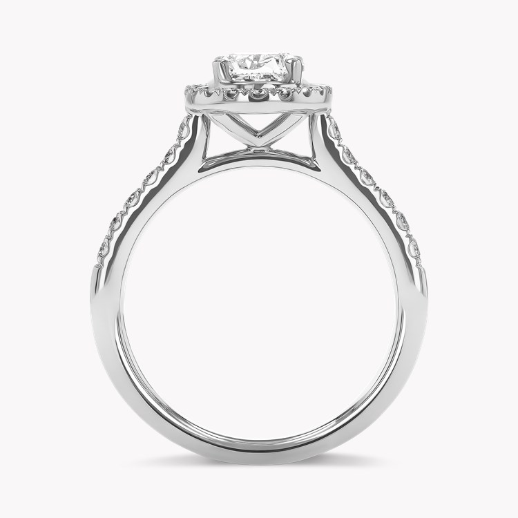 Celestial 0.30ct Oval Cut Diamond Cluster Ring Oval Cut, Claw Set_3