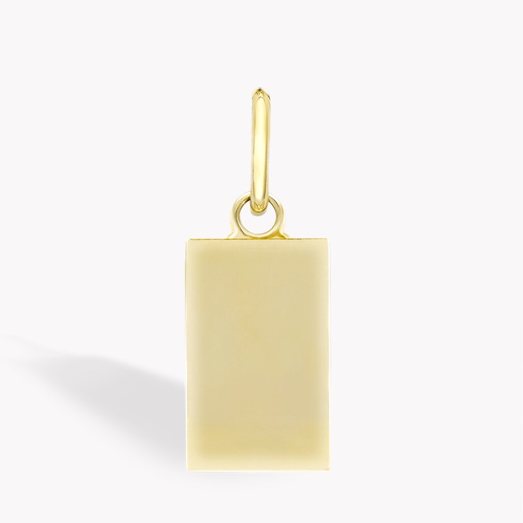 Ingot Pendant Princess Cut, Claw Set_3