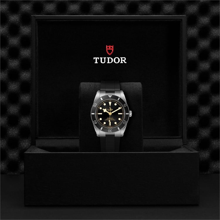 Tudor Black Bay 54 37mm, Black Dial, Baton Numerals_3