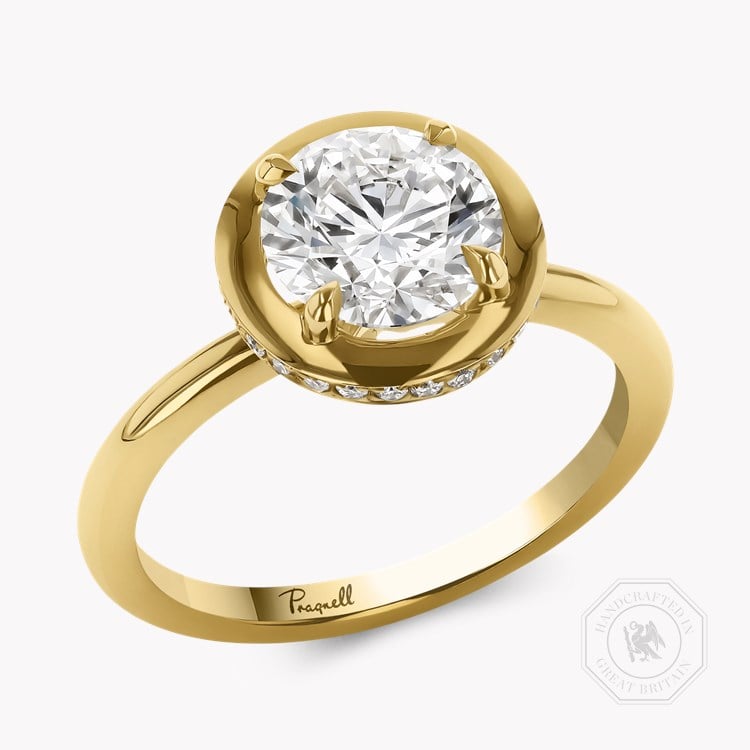 Skimming Stone 1.70ct Brilliant Cut Diamond Ring Brilliant cut, Claw set_1