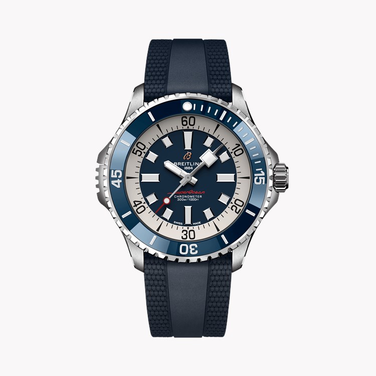 Breitling Superocean Automatic 46 46mm, Blue Dial, Baton Numerals_1