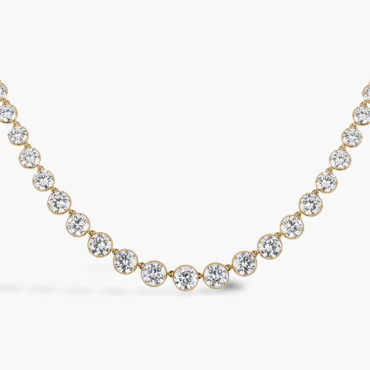 Brilliant Cut 21.06ct Diamond Necklace Brilliant cut, Claw set_2