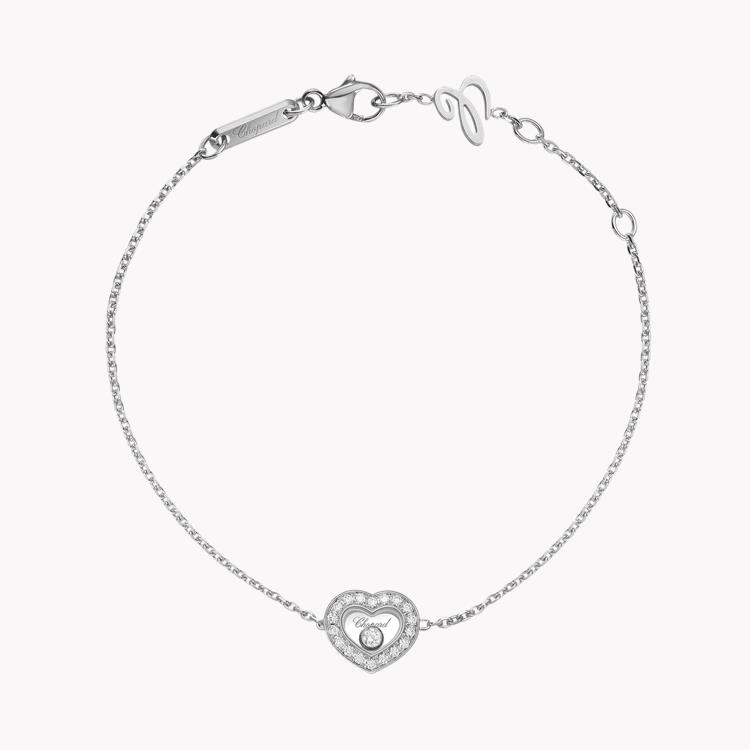 Chopard Happy Diamonds Heart Shaped Bracelet Brilliant Cut Rub Over Set_1