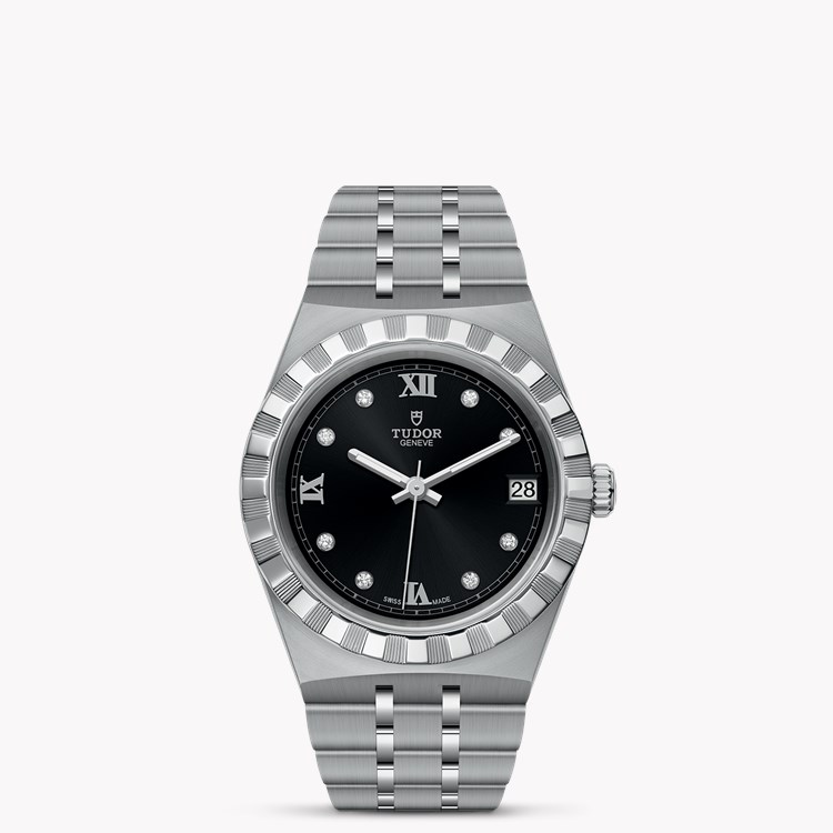 Tudor Royal 34mm. Black Dial. Diamond Numerals_1