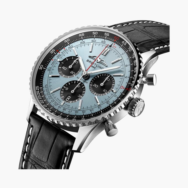 Breitling Navitimer B01 Chronograph 43 43mm, Ice Blue Dial, Baton Numerals_2