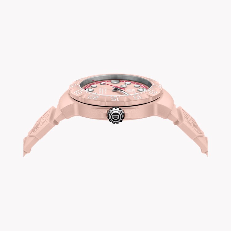 TAG Heuer Formula 1 SolarGraph 38mm, Pink Dial, Dot Numerals_2