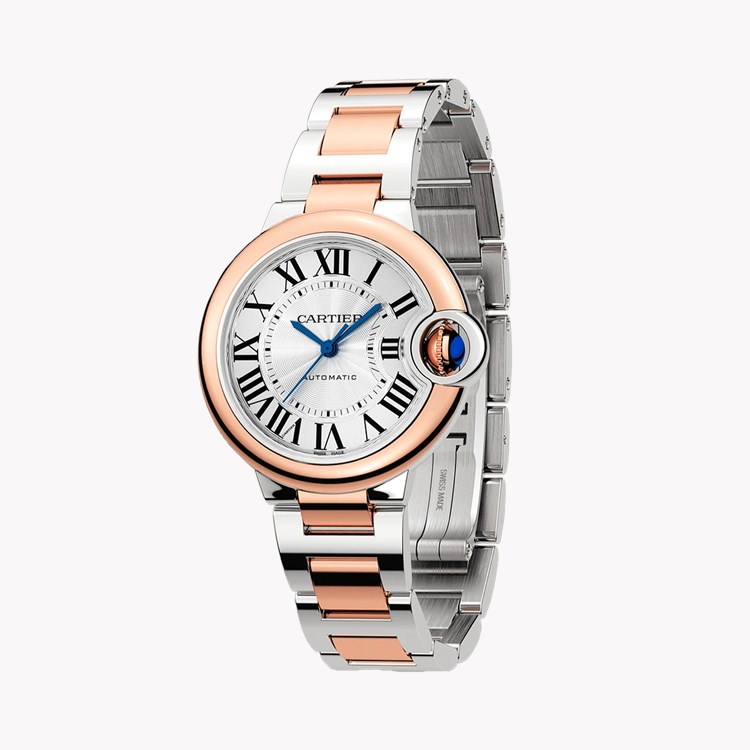Cartier Ballon Bleu de Cartier 33mm, Silver Dial, Roman Numerals_2