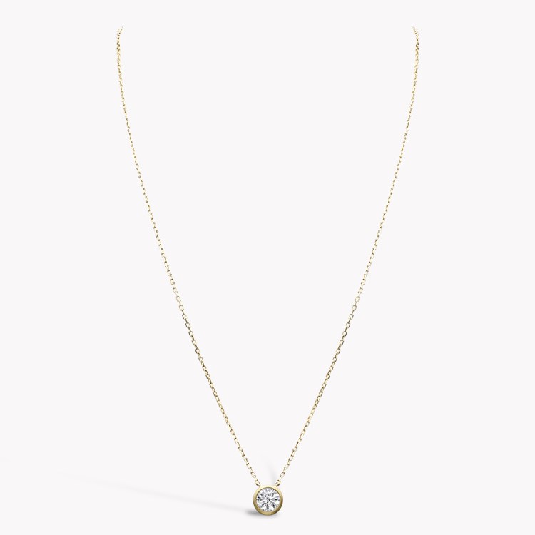 Legacy Old European Cut Diamond Pendant Old Cut, Rubover Set_2