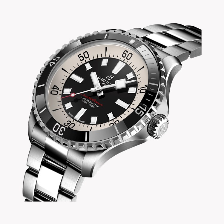 Breitling Superocean Automatic 44 44mm, Black Dial, Baton Numerals_3
