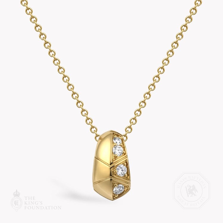 Origins Classic Diamond Set Pendant Brilliant Cut, Grain Set_1