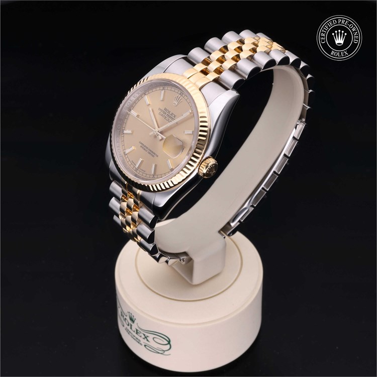 Datejust 36 2013, 36mm, Oystersteel and Yellow Gold