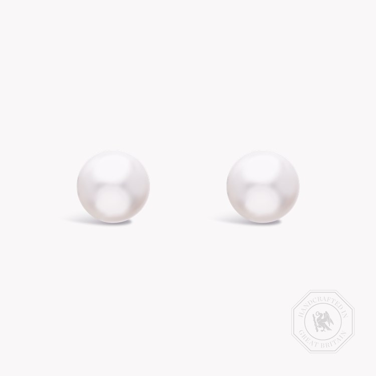 8.5 - 9mm Akoya Pearl Stud Earrings _1