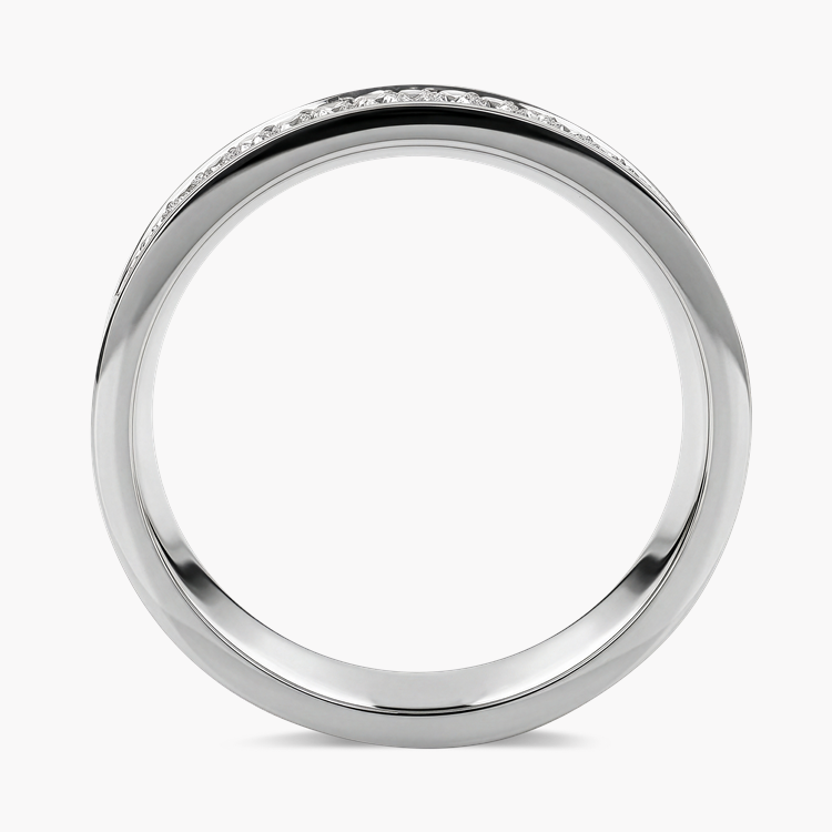 Princess Cut 0.92ct Diamond Half Eternity Ring Princess & Brilliant Cut, Channel Set_3