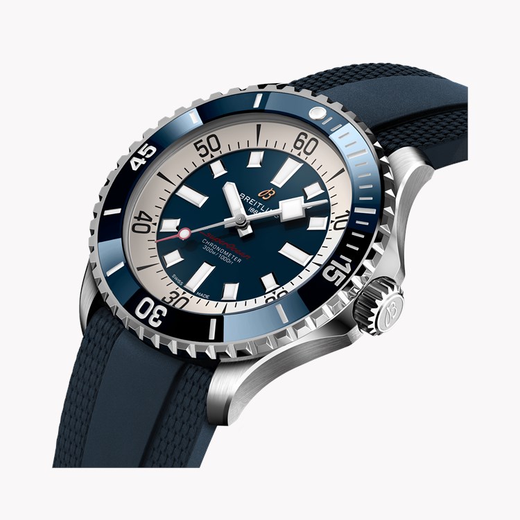 Breitling Superocean Automatic 46 46mm, Blue Dial, Baton Numerals_3