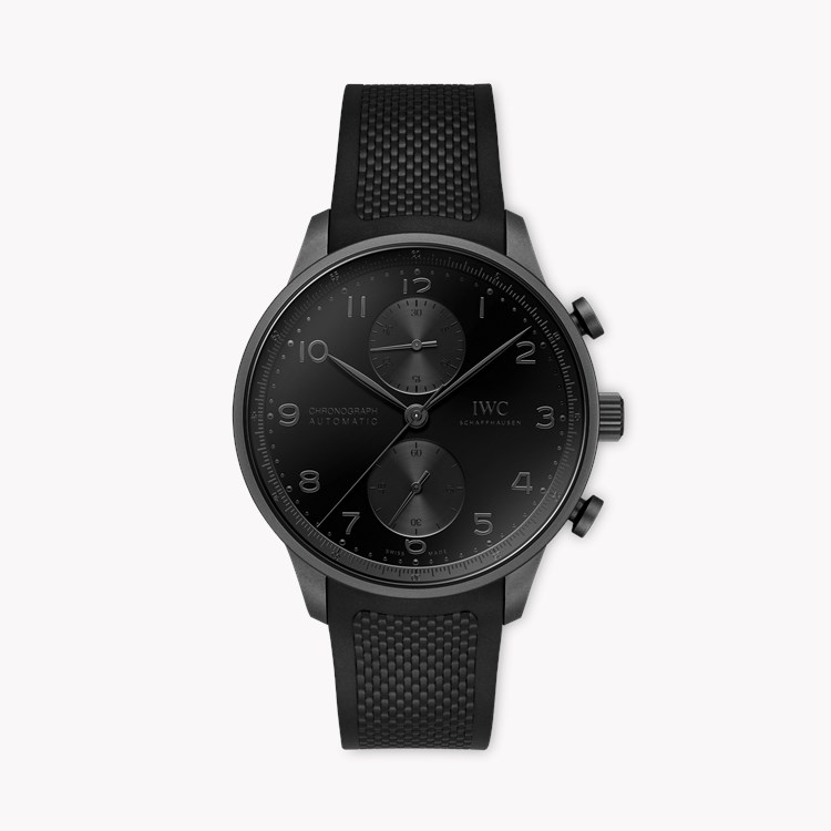 IWC Portugieser Chronograph Ceratanium® 41mm, Black Dial, Arabic Numerals_1
