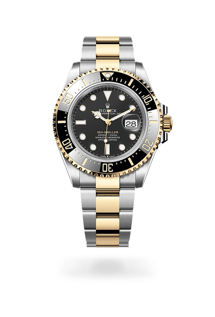 Sea-Dweller, Oyster, 43 mm, Oystersteel and yellow gold