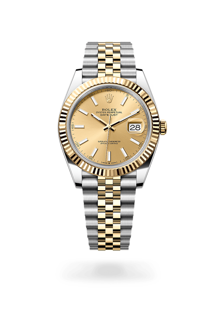 Datejust 41, Oyster, 41 mm, Oystersteel and yellow gold