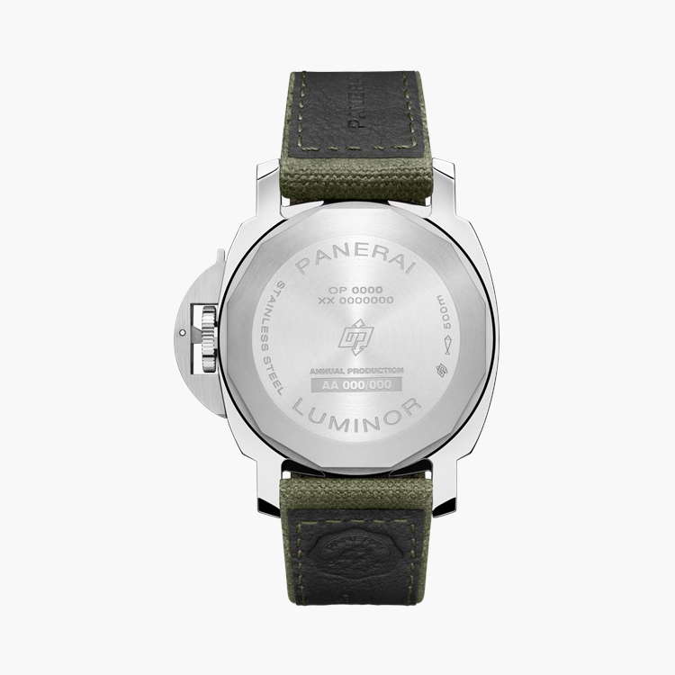 Panerai Luminor Marina 42mm, Green Dial, Arabic/Baton Numerals_2