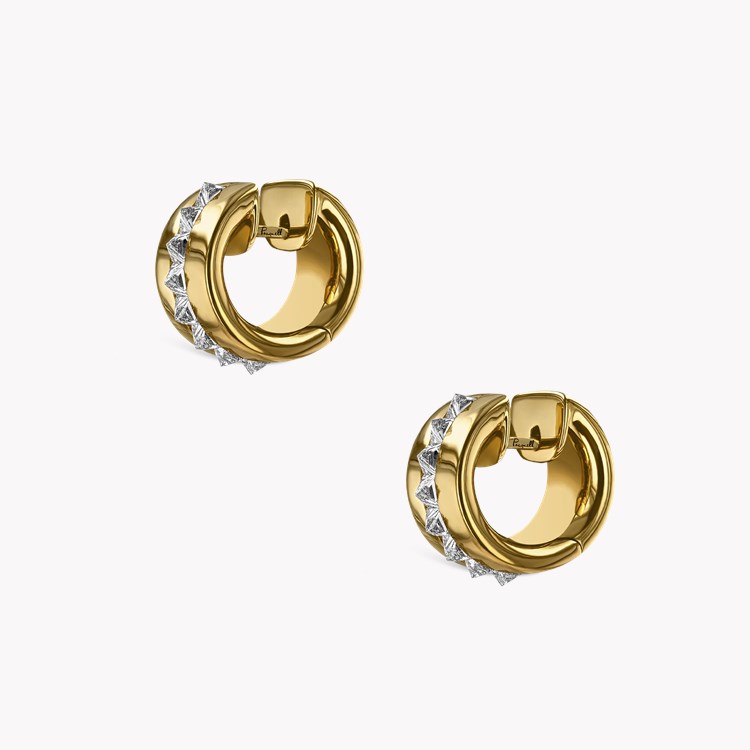 Rockchic 1.35ct Diamond Classic Hoop Earrings Princess Cut, Channel Set_3