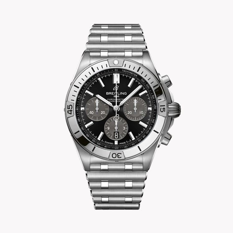 Breitling Chronomat B01 42 42mm, Black Dial, Baton Numerals_1