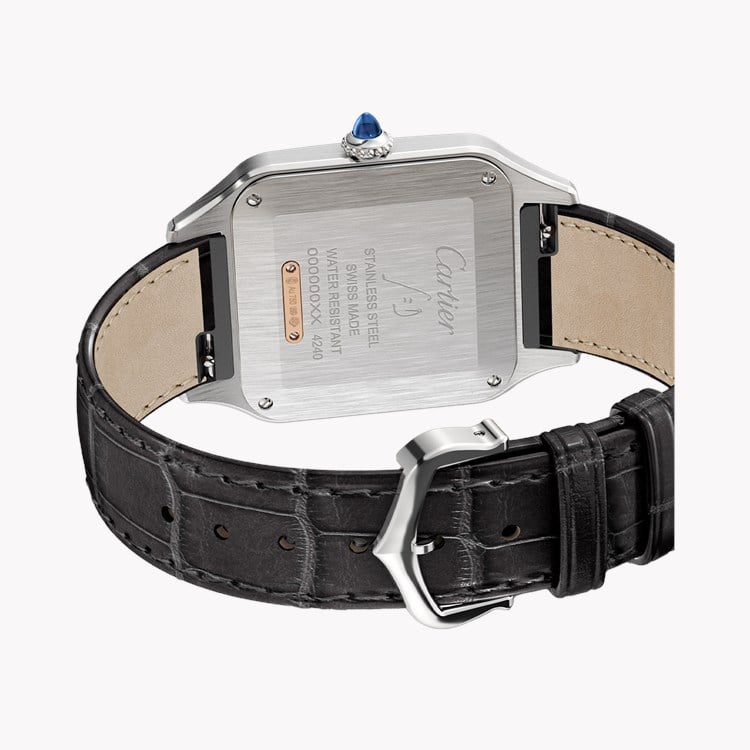 Cartier Santos-Dumont Large, Silver Dial, Roman Numerals_4