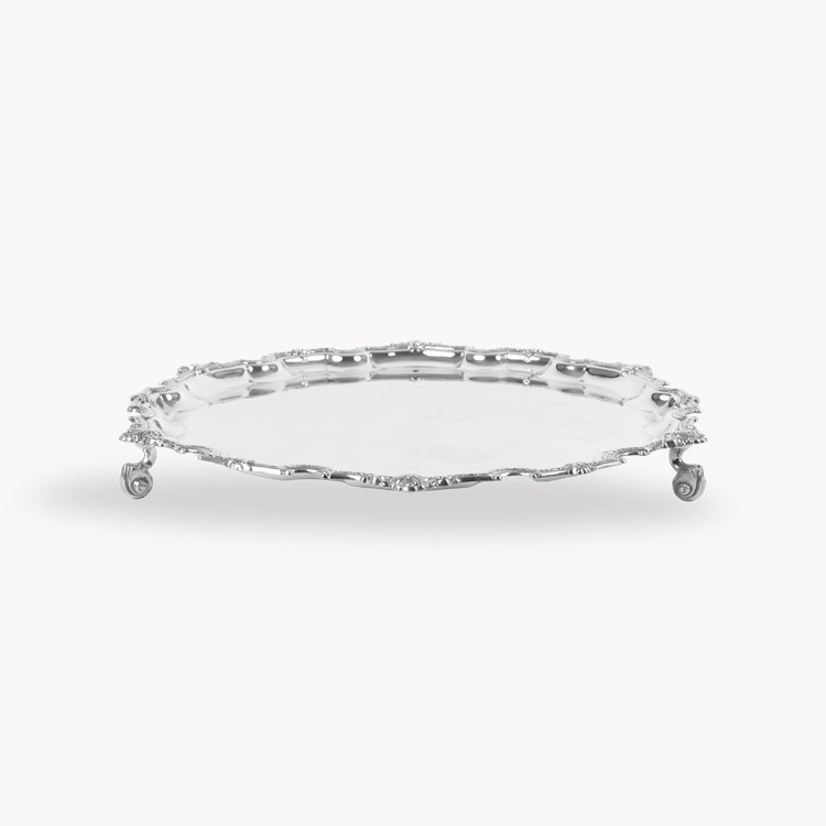 Silver Elizabeth II Salver Hallmarked Birmingham_1