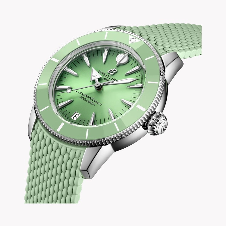 Breitling Superocean Automatic 36mm, Green Dial, Baton Numerals_2