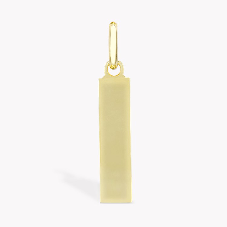 Long Ingot Pendant Princess Cut, Claw Set_3