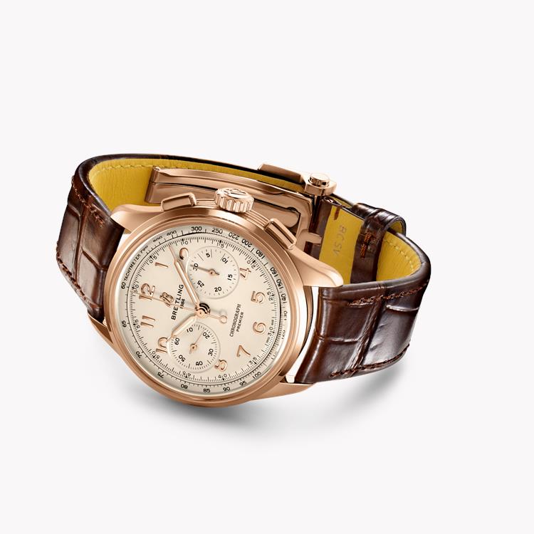 Breitling Premier B09 Chronograph 40 40mm, Silver Dial, Arabic Numerals_3