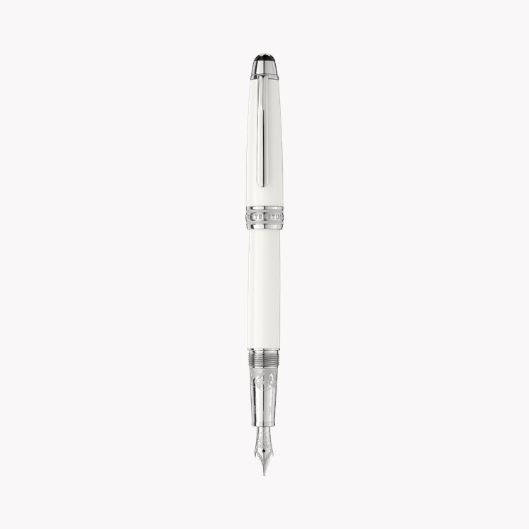 Meisterstück Solitaire Tribute to the Mont Blanc Classique Fountain Pen   Precious Lacquer and Platinum Plated