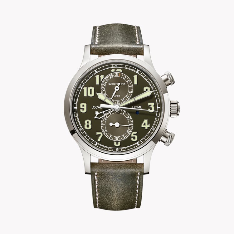 Patek Philippe Complications 42mm, Khaki Green Dial, Arabic Numerals_1