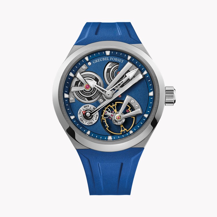 Gruebel Forsey Balancier 3 41.5mm, Blue Dial, Baton Numerals_1