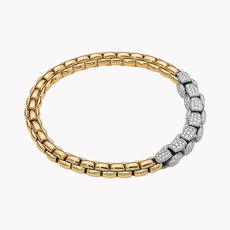 Fope Eka Flex'It Diamond Bangle Brilliant Cut, Pave Set_1