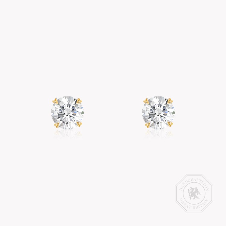 Windsor Diamond Stud Earrings Brilliant cut, Claw set_1