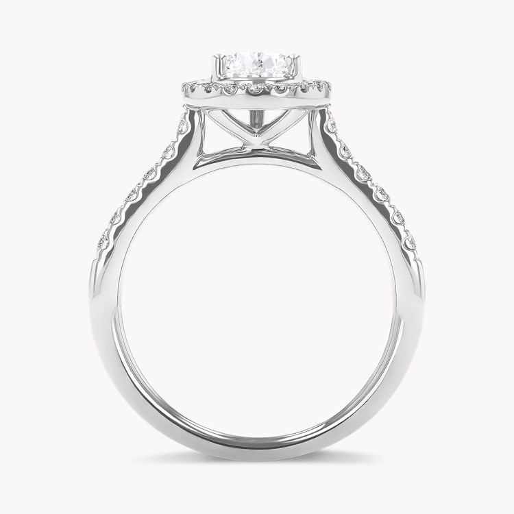 Celestial 0.33ct Pear Shaped Diamond Cluster Ring Pear Shaped, Claw Set_3