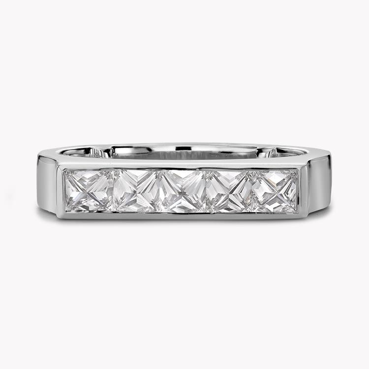 RockChic Flat-Topped Diamond Ring 1.21CT in White Gold Princess Cut, Channel Set_2
