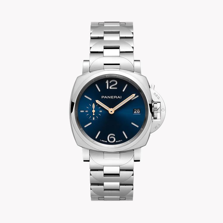 Panerai Luminor Piccolo Due - 38mm 38mm, Blue Dial, Arabic/Baton Numerals_1