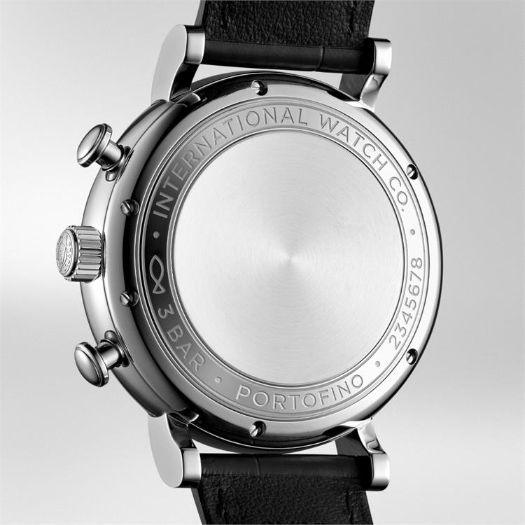 IWC Portofino Chronograph  IW391029 42mm, Black Dial, Baton Numerals_3