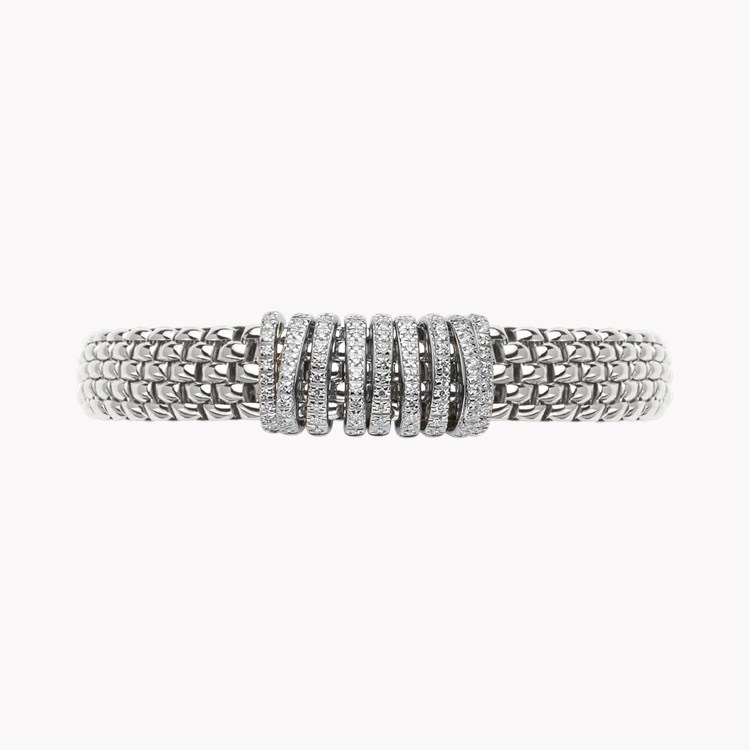 Fope Panorama Flex'it 0.68ct Diamond Medium Bracelet Brilliant Cut, Pave Set_3